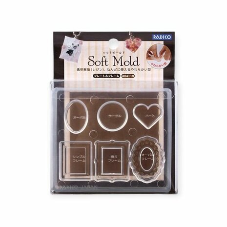 Padico Soft Clay Mold Plate &amp; Frame &ndash; mal voor resin en klei voor creatieve projecten