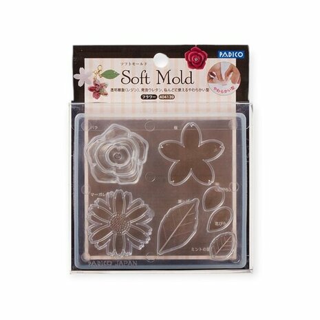 Padico Soft Clay Mold Flower &ndash; mal voor resin en klei voor creatieve projecten