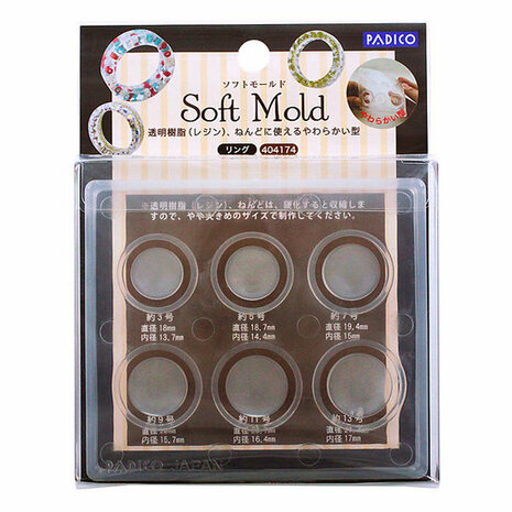Padico Soft Mold Ring &ndash; mal voor resin en klei voor creatieve projecten
