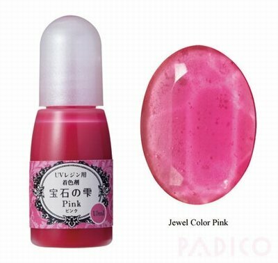 Padico Jewel Color Pink &ndash; kleurstof voor resin voor creatieve projecten