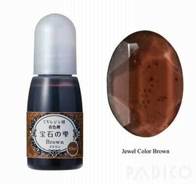 Padico Jewel Color Brown &ndash; kleurstof voor resin voor creatieve projecten