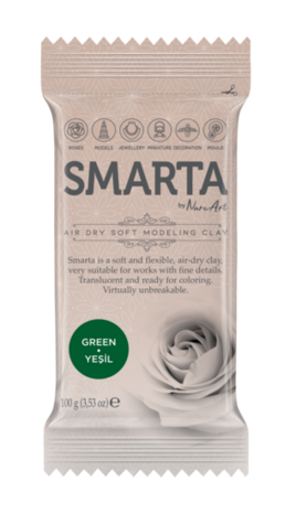 Smarta - Green [100g] &ndash; luchtdrogende modelleerklei