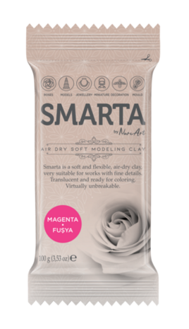 Smarta - Magenta [100g] &ndash; luchtdrogende modelleerklei