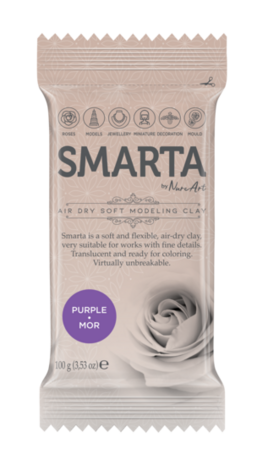 Smarta - Purple [100g] &ndash; luchtdrogende modelleerklei