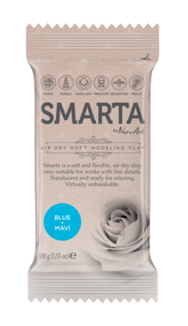 Smarta - Blue [100g] &ndash; luchtdrogende modelleerklei