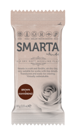 Smarta - Brown [100g] &ndash; luchtdrogende modelleerklei