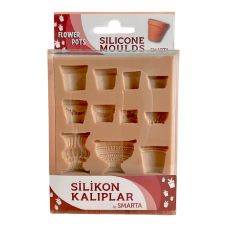 Smarta Silicone Mold - Flower Pots &ndash; flexibele siliconenmal