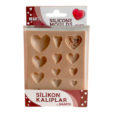 Smarta Silicone Mold - Hearts &ndash; flexibele siliconenmal