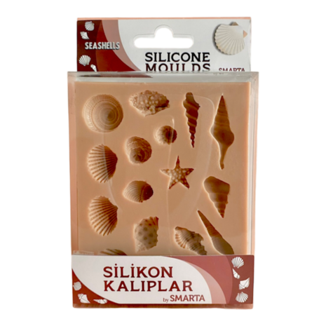 Smarta Silicone Mold - Sea Shells &ndash; flexibele siliconenmal