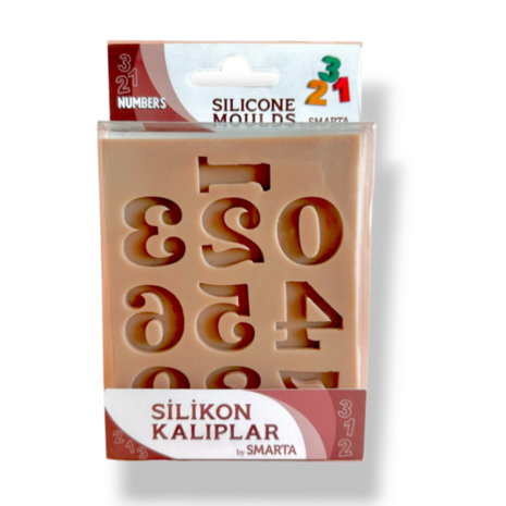 Smarta Silicone Mold - Numbers &ndash; flexibele siliconenmal