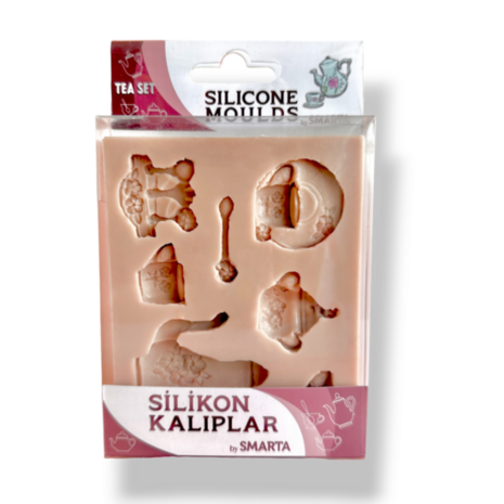 Smarta Silicone Mold - Tea Set &ndash; flexibele siliconenmal