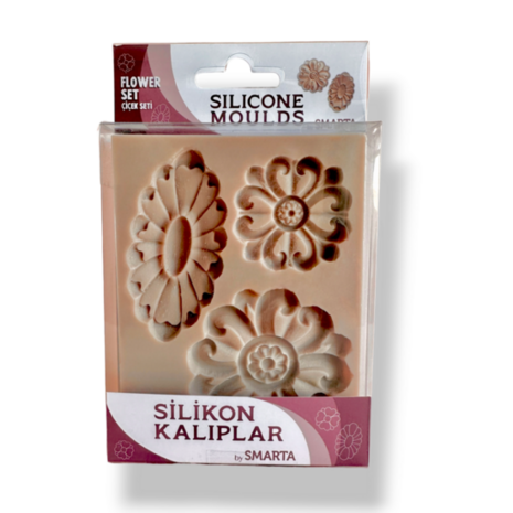 Smarta Silicone Mold - Flower Set &ndash; flexibele siliconenmal