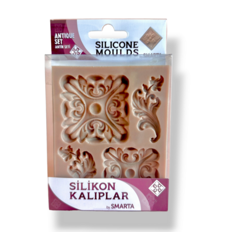 Smarta Silicone Mold - Antique Set &ndash; flexibele siliconenmal