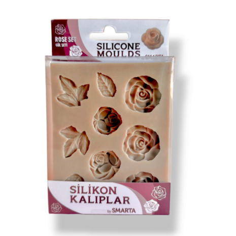 Smarta Silicone Mold - Rose Set &ndash; flexibele siliconenmal