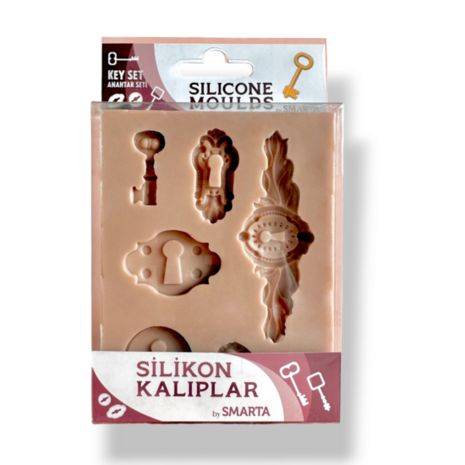 Smarta Silicone Mould - Key Set &ndash; flexibele siliconenmal