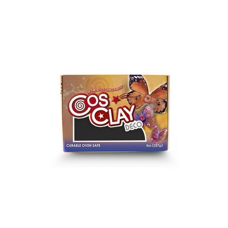 Cosclay DECO Black 227 g &ndash; flexibele gekleurde Cosclay polymeerklei