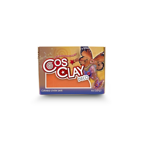 Cosclay DECO Orange 227 g &ndash; flexibele gekleurde Cosclay polymeerklei