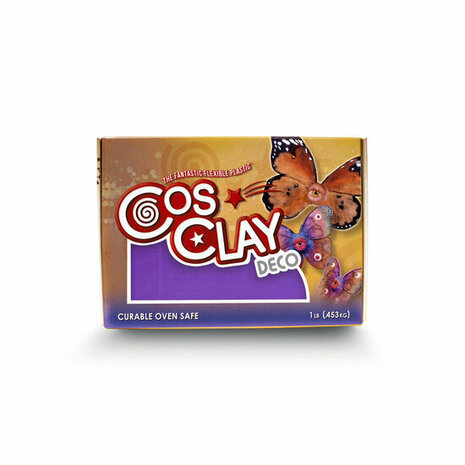 Cosclay DECO Violet 453 g &ndash; flexibele gekleurde Cosclay polymeerklei