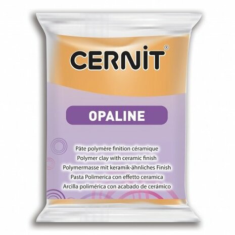 Cernit Opaline Apricot 56 g &ndash; semi-transparante ovenhardende polymeerklei