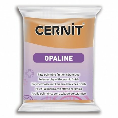 Cernit Opaline Caramel 56 g &ndash; semi-transparante ovenhardende polymeerklei