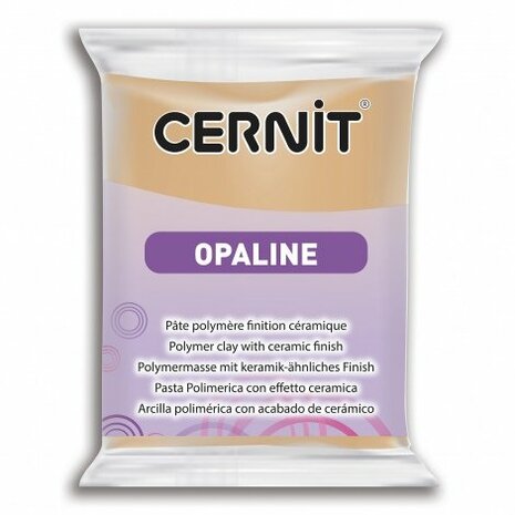 Cernit Opaline Sand Beige 56 g &ndash; semi-transparante ovenhardende polymeerklei