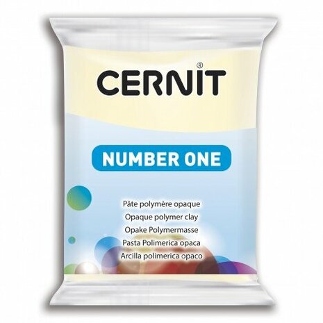 Cernit Number One Champagne 56 g &ndash; dekkende ovenhardende polymeerklei