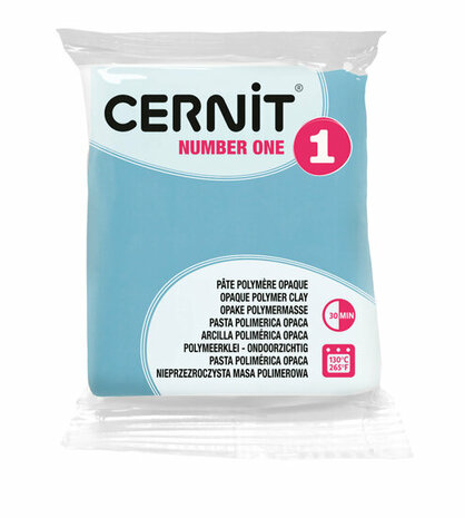Cernit Number One Caribbean 56 g &ndash; dekkende ovenhardende polymeerklei