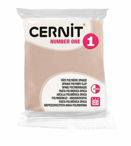 Cernit Number One Flesh 56 g &ndash; dekkende ovenhardende polymeerklei