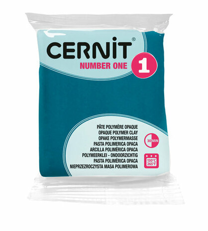 Cernit Number One Pine Green 56 g &ndash; dekkende ovenhardende polymeerklei