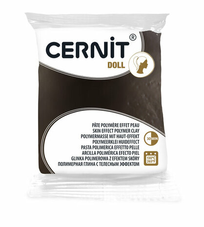 Cernit Doll Nougat 56 g &ndash; ovenhardende polymeerklei voor poppen en figuren