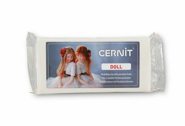 Cernit Doll White 500 g &ndash; ovenhardende polymeerklei voor poppen en figuren
