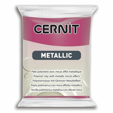 Cernit Metallic Magenta 460 &ndash; 56 g &ndash; ovenhardende polymeerklei