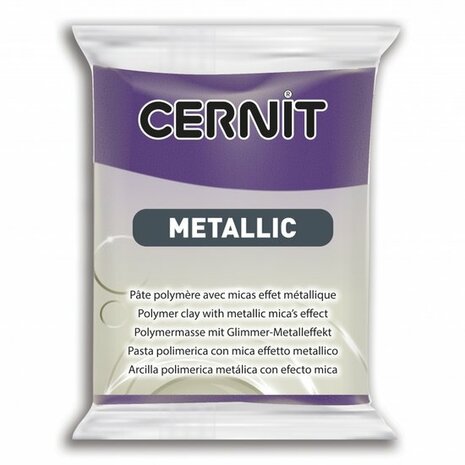 Cernit Metallic Violet 900 &ndash; 56 g &ndash; ovenhardende polymeerklei