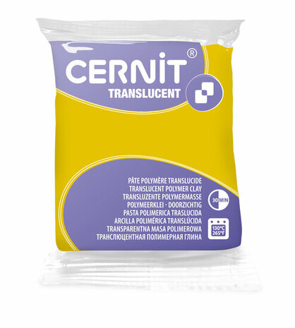 Cernit Translucent Corn 719 &ndash; 56 g &ndash; ovenhardende polymeerklei