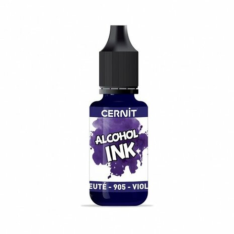 Cernit Alcohol Ink Bluish Purple 905 &ndash; alcoholinkt 20 ml
