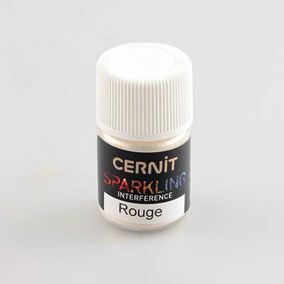 Cernit Sparkling Interference Red 5 g &ndash; effectpoeder