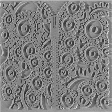 Cernit Texture Mat Mechanics met tandwielen en mechanische vormen