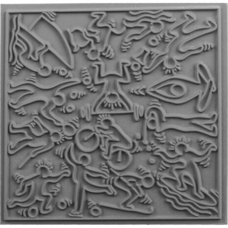 Cernit Texture Mat Sports met sportieve symbolen
