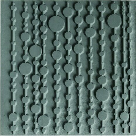 Cernit Texture Mat Pop Curtain met golvende popartvormen