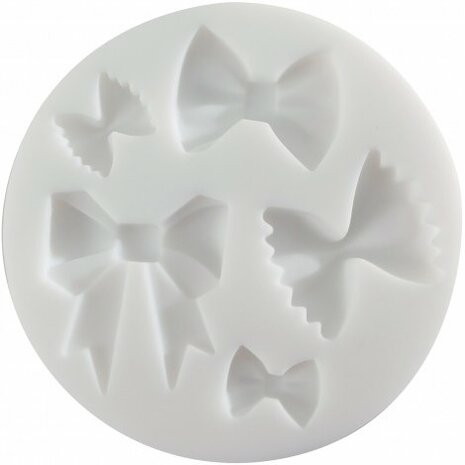 Cernit siliconenmal Bows met strikken
