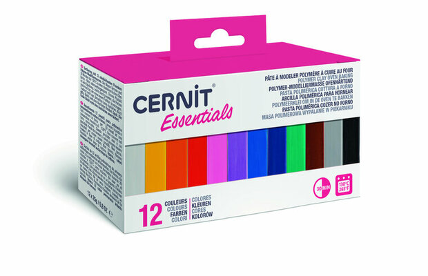 Cernit Basic assortiment met twaalf mini-blokken