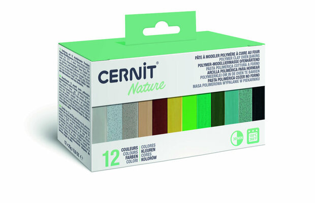 Cernit Nature assortiment met twaalf mini-blokken