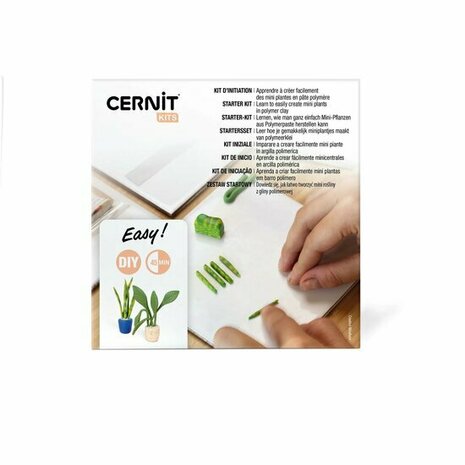 Cernit Starter Kit Tiny Plants voor miniplantjes