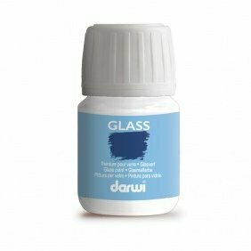 Darwi Glass Wit 30 ml &ndash; dekkende glasverf
