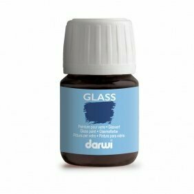 Darwi Glass Bruin 30 ml &ndash; transparante glasverf