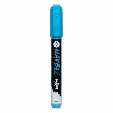 Darwi MARBEL Marker Blue 4 mm, opaque acrylic marker with round tip