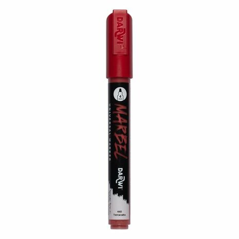 Darwi MARBEL Marker Terracotta 4 mm, opaque acrylic marker with round tip
