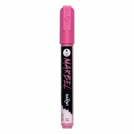Darwi MARBEL Marker Pink 4 mm, opaque acrylic marker with round tip