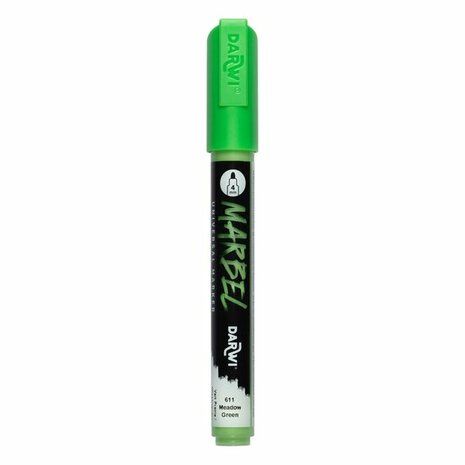 Darwi MARBEL Marker Grass Green 4 mm, opaque acrylic marker with round tip