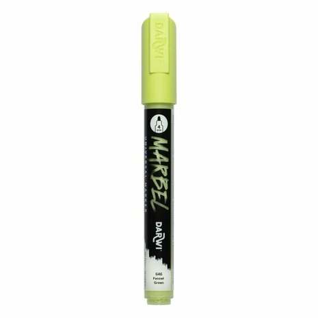 Darwi MARBEL Marker Fennel Green 4 mm, opaque acrylic marker with round tip